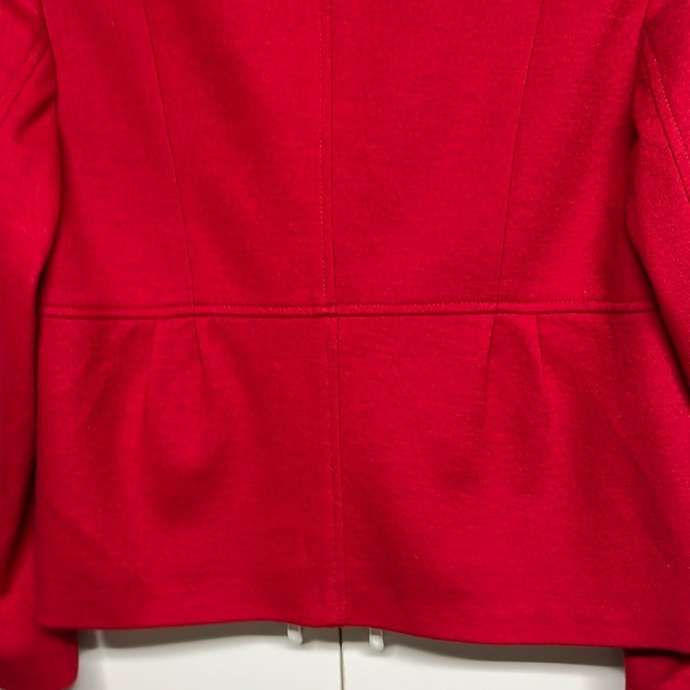 Talbots Red Double Breasted Jacket - image 5